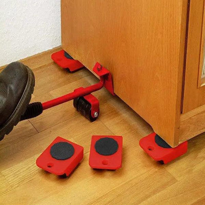 4-Piece Heavy Duty Furniture Lifter & Mover Set – Easy Moving Tool Kit, 150kg Capacity